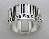 Barcode Custom Wedding Ring