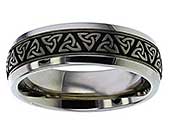 Celtic Trinity Knotwork Wedding Ring