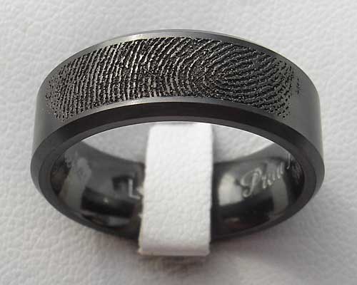 Custom Fingerprint Wedding Ring