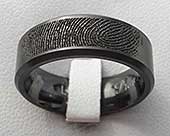 Custom Fingerprint Wedding Ring