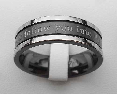 Custom Two Tone Wedding Ring