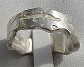 Designer Handmade Silver Wedding Ring