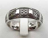 Domed Profile Celtic Wedding Ring