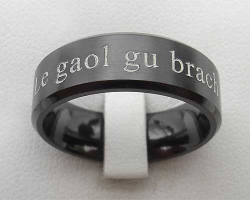 Engraved Custom Wedding Ring