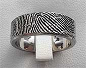 Fingerprint Custom Wedding Ring