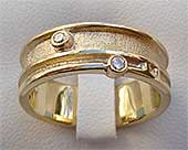 Gold Fae Celtic Wedding Ring