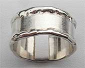 Handcrafted Silver Wedding Ring