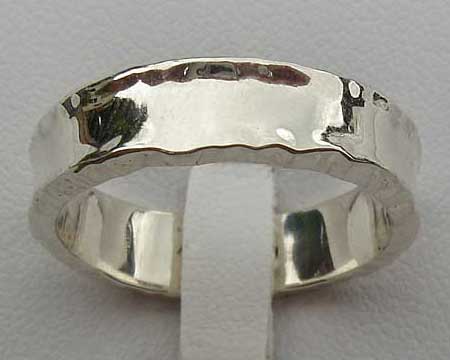 Handmade Designer Silver Wedding Ring