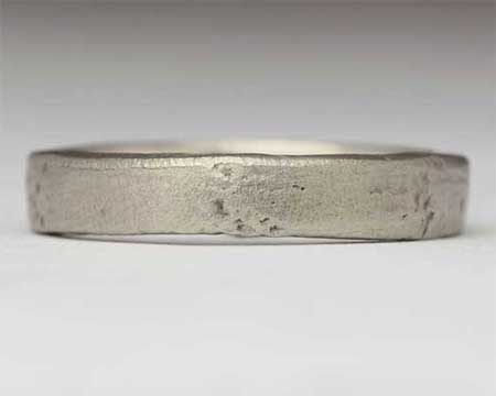 Handmade Womens Silver Wedding Ring