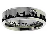 London Titanium Wedding Ring
