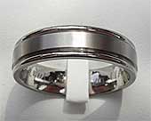 Modern Titanium Wedding Ring