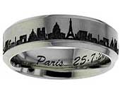 Paris Titanium Wedding Ring