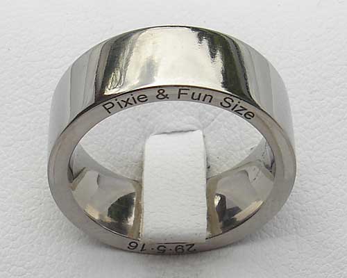 Personalised Custom Wedding Ring