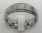 Plain Designer Titanium Wedding Ring