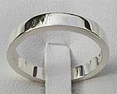 Plain Sterling Silver Wedding Ring