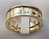 Ring Of Brodgar Gold Celtic Wedding Ring