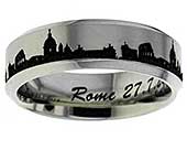 Rome Titanium Wedding Ring