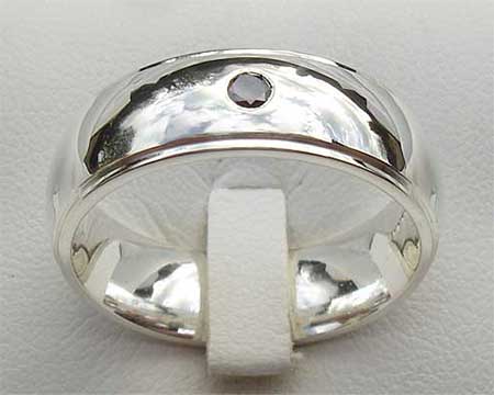 Shoulder Cut Diamond Wedding Ring
