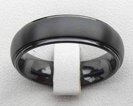 Shoulder Cut Mens Wedding Ring