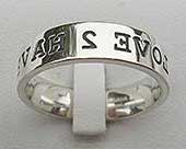Silver Customised Wedding Ring