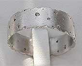 Silver Handmade Wedding Ring