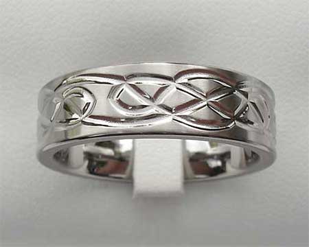 Titanium Celtic Wedding Ring