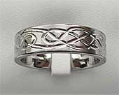 Titanium Celtic Wedding Ring