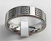 Trinity Symbol Celtic Wedding Ring