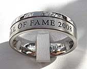 Twin Finish Personalised Wedding Ring