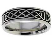 Weaved Celtic Knot Wedding Ring